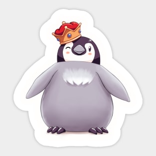 Emperor Penguin Chick 1 (Plain) Sticker